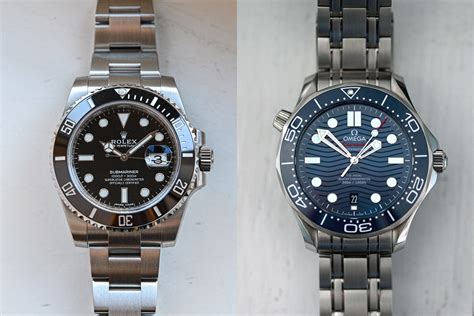 rolex vs omega seamaster.